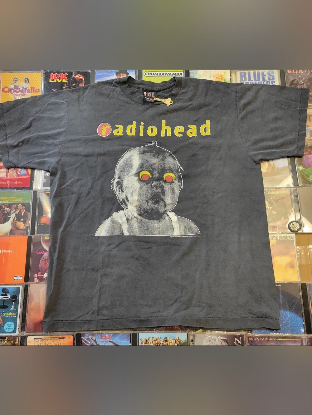 1993 Radiohead Pablo Honey Tour Shirt Reprint